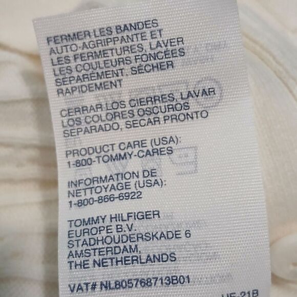 Tommy Hilfiger Long Sleeve White Button up Sweater. Office Modest, Minimalist. - Picture 5 of 12